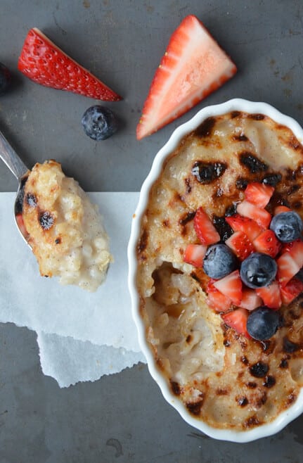 Rice Pudding Creme Brulee