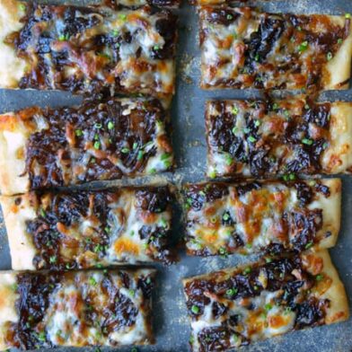 FRIDAY: Caramelized Balsamic Onion and Gruyere Pizza