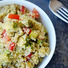 Quinoa Guacamole Salad