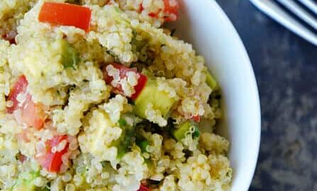 Quinoa Guacamole Salad