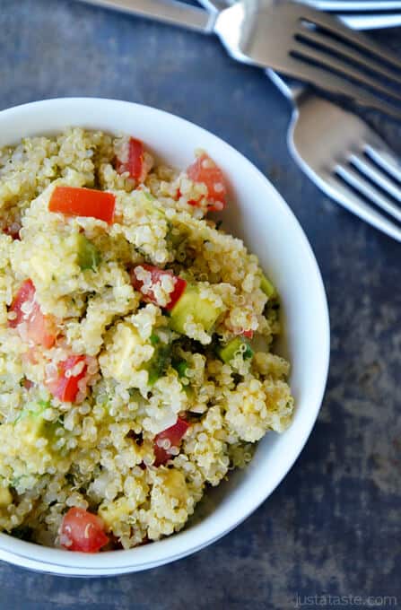 Quinoa Guacamole Salad