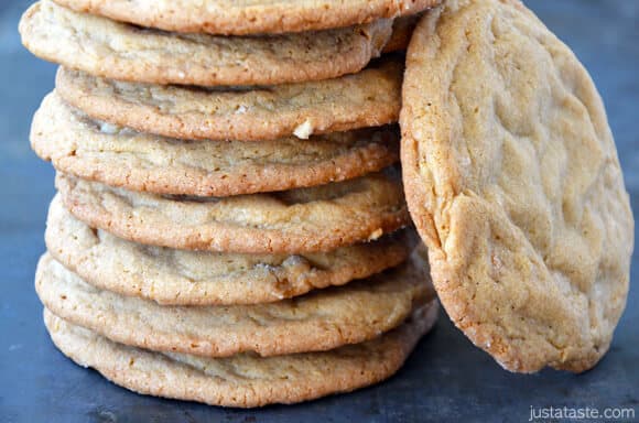 Soft and Chewy Peanut Butter Cookies