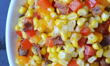 Confetti Corn with Bacon