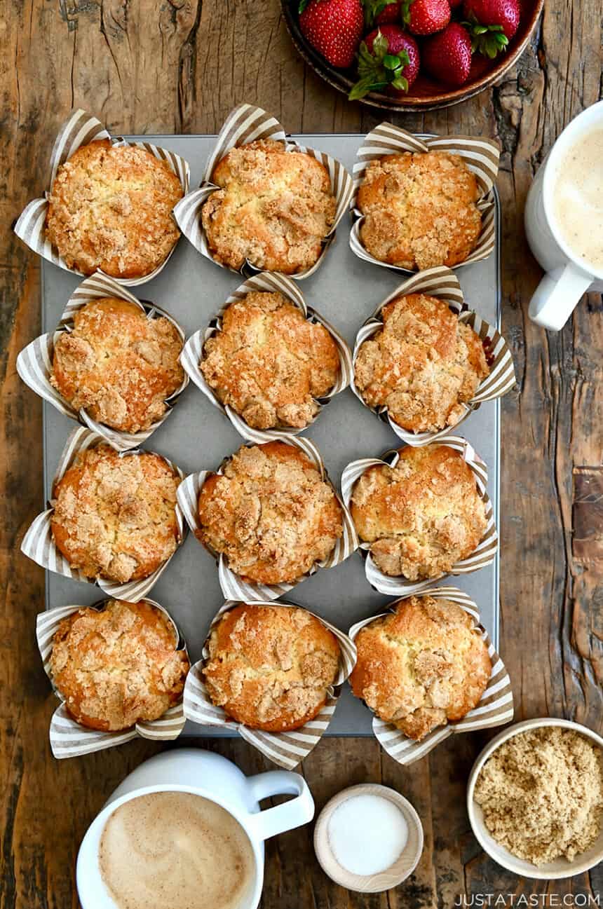 Crumb Cake Muffin Tops Recipe