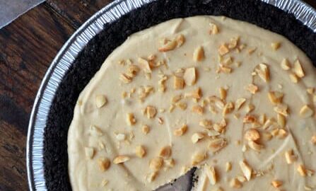 Frozen Peanut Butter Banana Pie