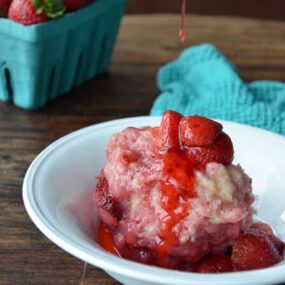 Stovetop Strawberry Dumplings