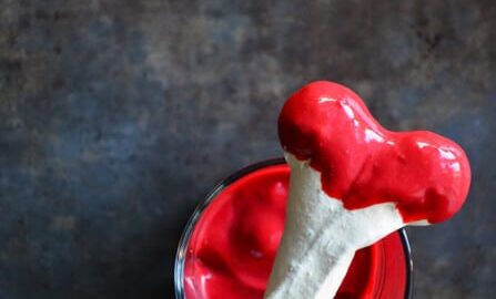 Red Velvet Pudding with Meringue Bones Recipe
