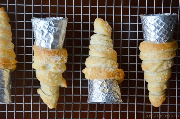 Puff Pastry Cornucopias