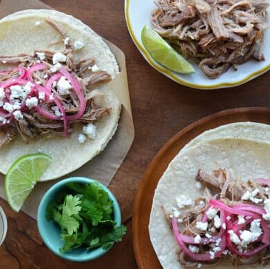 MONDAY: Simple Slow Cooker Pulled Pork Tacos