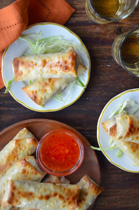 Crispy Baked Spring Rolls