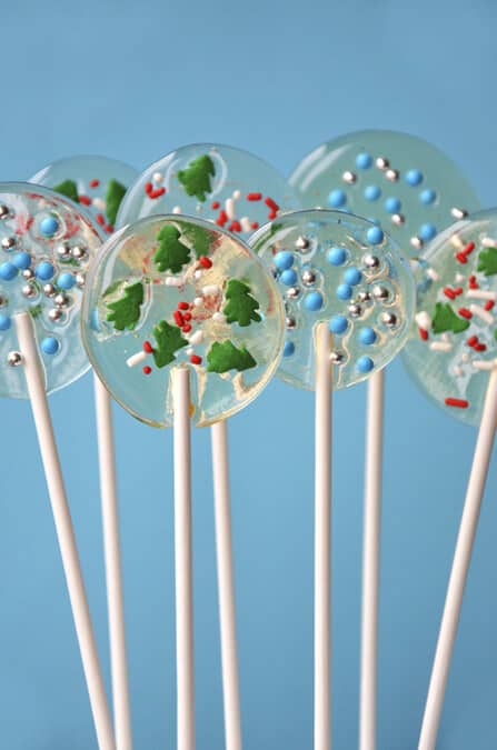 Homemade Holiday Lollipops