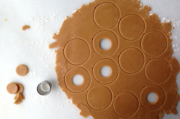 Peanut Butter Cutout Cookies