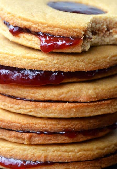 Peanut Butter and Jelly Sandwich Cookies