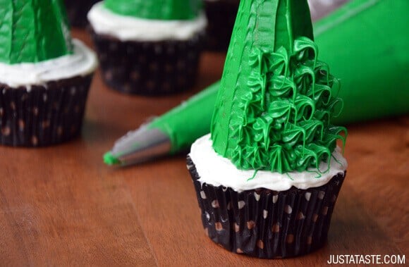 Christmas Tree Cupcakes Recipe