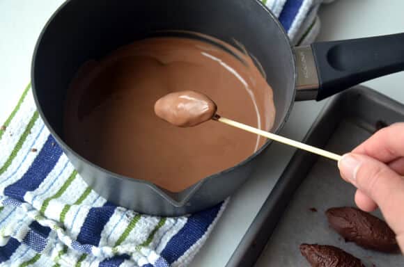 Nutella Chocolate Football Truffles