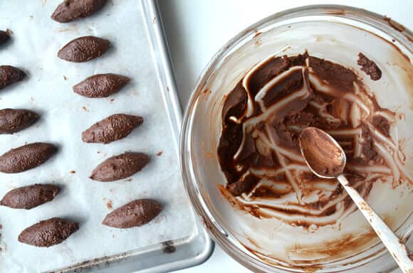 Nutella Chocolate Football Truffles