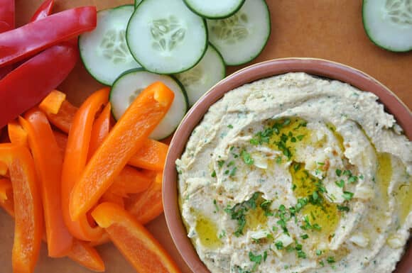 Roasted Garlic Hummus