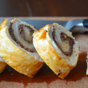 Chicken Roulades with Tapenade and Prosciutto