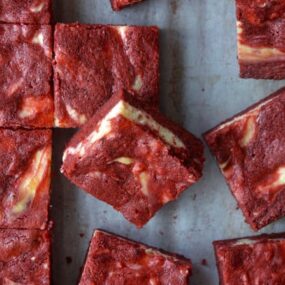 Red Velvet Cheesecake Brownies
