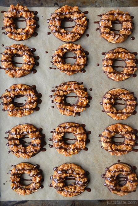 Homemade Samoas Girl Scout Cookies