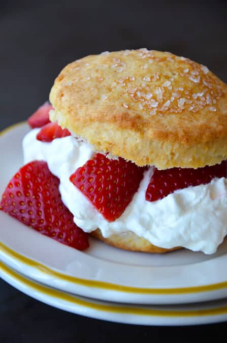 Easy Strawerry Shortcake with Whipped Cream