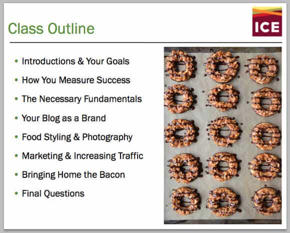 Food Blogging Class in NYC