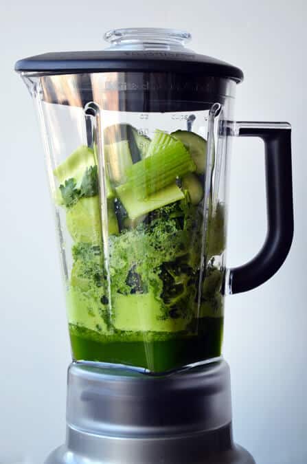 Green Juice Using Blender