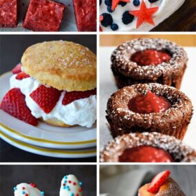 Red, White and Blue July 4th Dessert Recipes