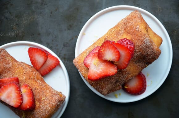 Strawberry Cheesecake Chimichangas