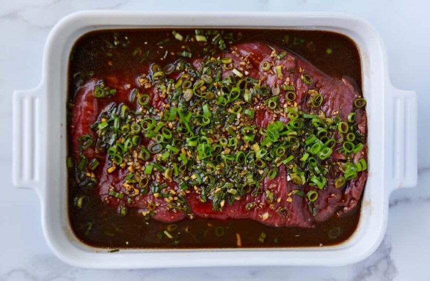 The Ultimate Asian Flank Steak Marinade Just a Taste
