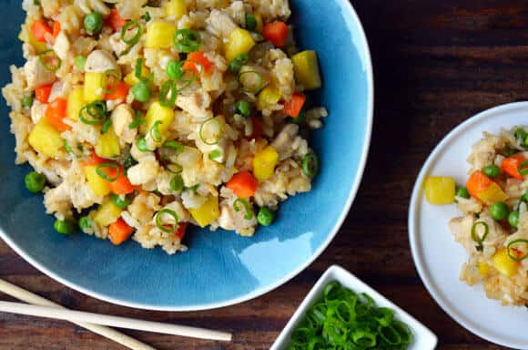 Pineapple Chicken Fried Rice | www.justataste.com