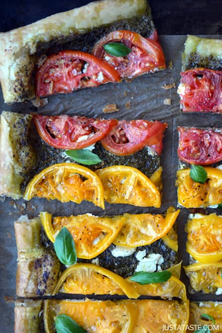 Heirloom Tomato and Goat Cheese Tart Recipe