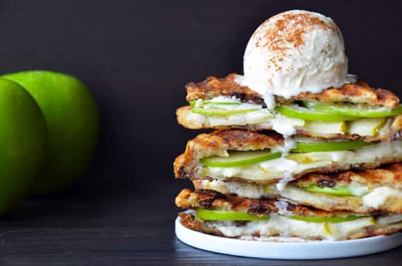 Apple Pie Panini | justataste.com