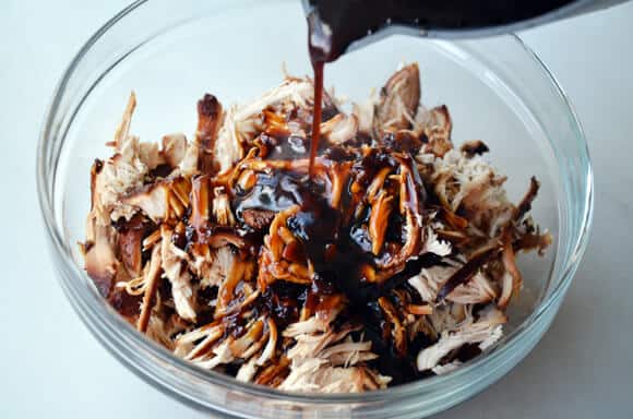 Slow Cooker Honey Garlic Chicken | justataste.com