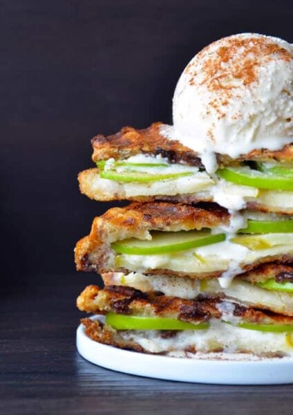 Apple Pie Panini | justataste.com