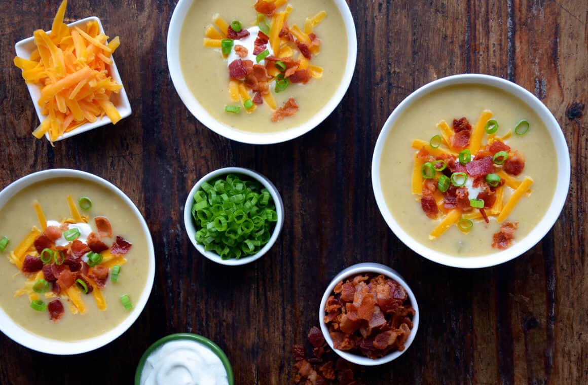 Loaded Baked Potato Soup | Just a Taste