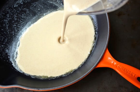 Pumpkin Spice Dutch Baby Pancake from justataste.com