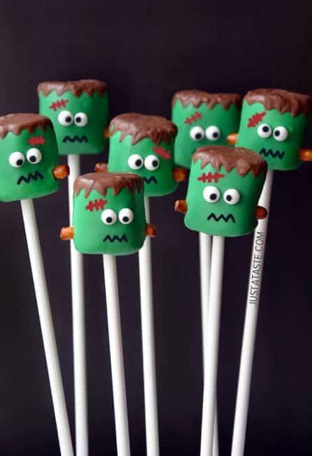 Frankenstein Marshmallow Pops Recipe