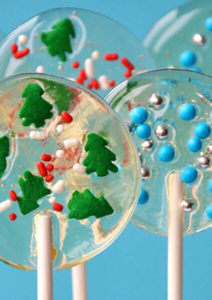 Homemade Holiday Lollipops