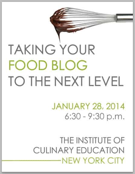 NYC Food Blogging Class with Kelly Senyei #blogging