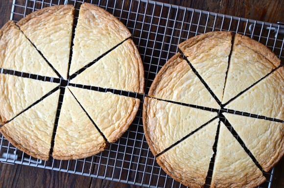 Christmas Tree Shortbread Cookies from justataste.com #recipe