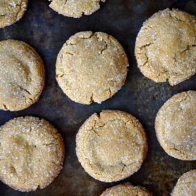 Soft and Chewy Ginger Cookies from justataste.com #recipe