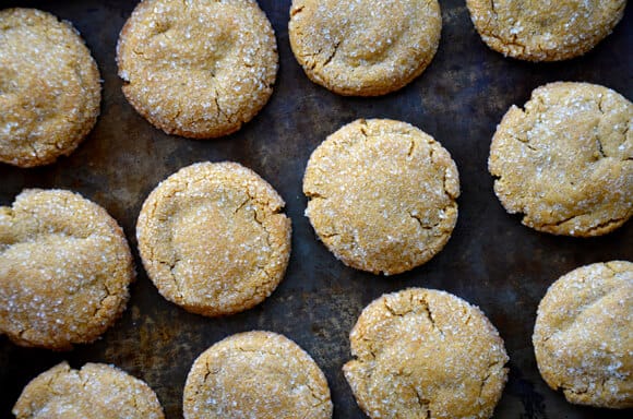 Soft and Chewy Ginger Cookies from justataste.com #recipe