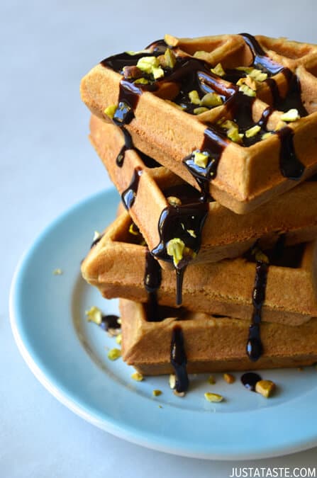 Chocolate Guinness Waffles #recipe