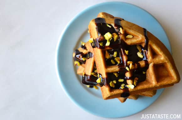 Chocolate Guinness Waffles #recipe