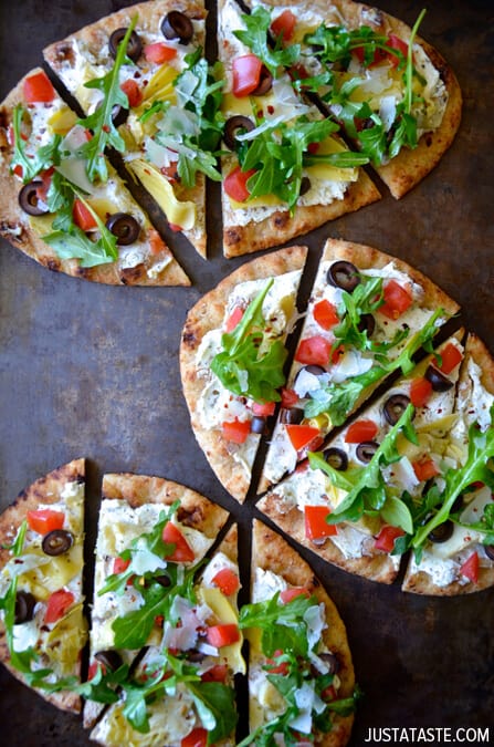 Artichoke Flatbread #recipe