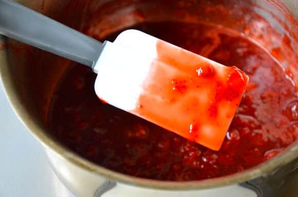 Buttermilk Waffles with Fresh Strawberry Syrup #recipe