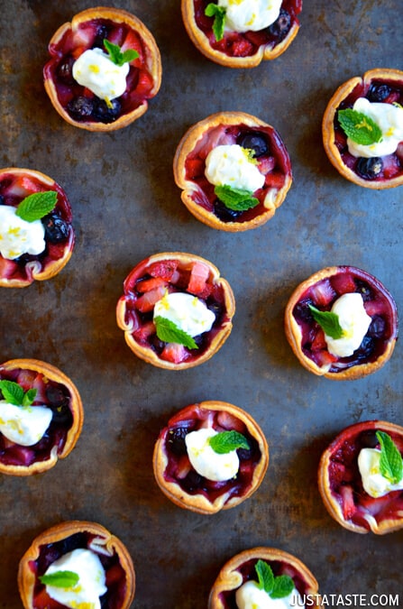 Mixed Berry Tartlets #recipe