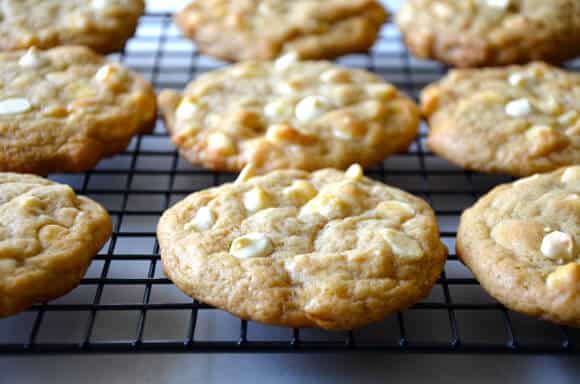 White Chocolate Cheesecake Cookies #recipe