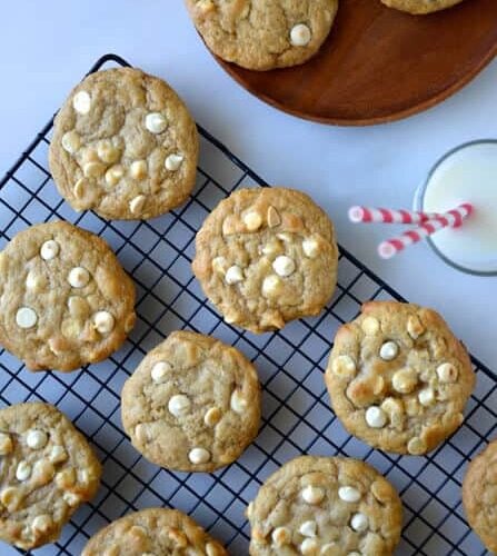 White Chocolate Cheesecake Cookies - Just a Taste